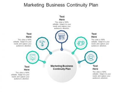 Marketing business continuity plan ppt powerpoint presentation gallery images cpb