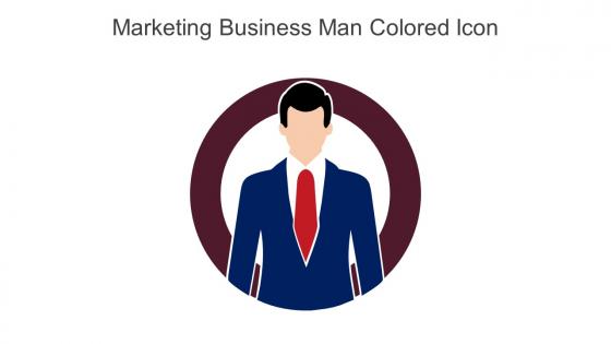 Marketing Business Man Colored Icon In Powerpoint Pptx Png And Editable Eps Format