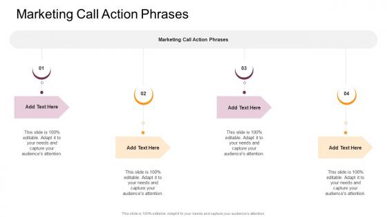 Marketing Call Action Phrases In Powerpoint And Google Slides Cpb