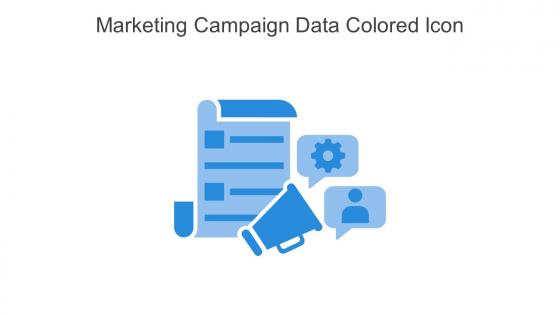 Marketing Campaign Data Colored Icon In Powerpoint Pptx Png And Editable Eps Format