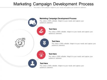 Marketing campaign development process ppt powerpoint presentation infographic template cpb