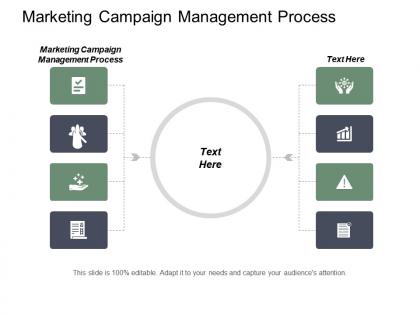 Marketing campaign management process ppt powerpoint presentation file samples cpb