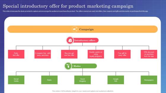 Marketing Campaign Management Special Introductory Offer For Product Marketing MKT SS V