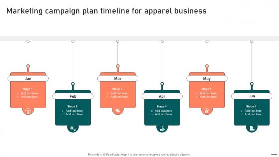 Marketing Campaign Plan Timeline For Apparel Effective Guide To Boost Brand Exposure Strategy SS V
