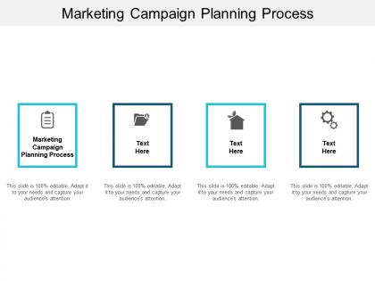 Marketing campaign planning process ppt powerpoint presentation infographic template designs download cpb