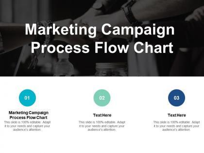 Marketing campaign process flow chart ppt powerpoint presentation gallery skills cpb