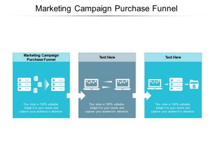 Marketing campaign purchase funnel ppt powerpoint presentation portfolio picture cpb