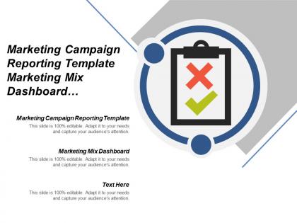 Marketing campaign reporting template marketing mix dashboard display remarketing cpb