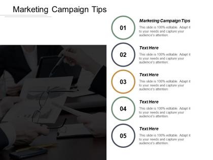 Marketing campaign tips ppt powerpoint presentation file show cpb