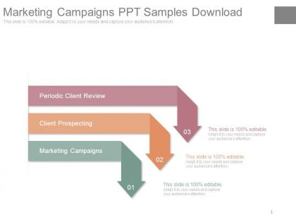 Marketing campaigns ppt samples download