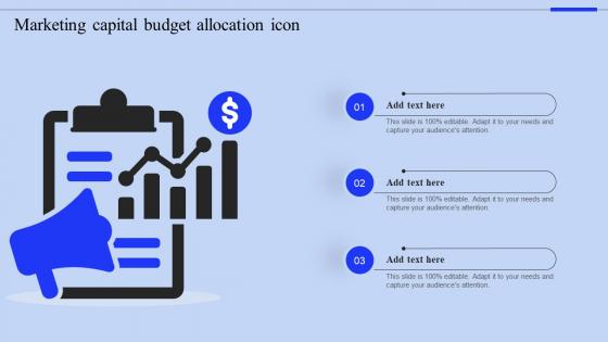 Marketing Capital Budget Allocation Icon