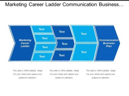 Marketing career ladder communication business plan corporate values cpb