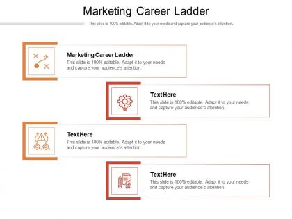Marketing career ladder ppt powerpoint presentation styles visuals cpb