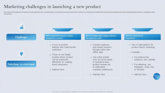 Marketing Challenges In Launching A New Product
