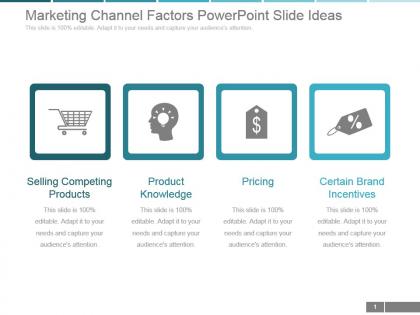 Marketing channel factors powerpoint slide ideas