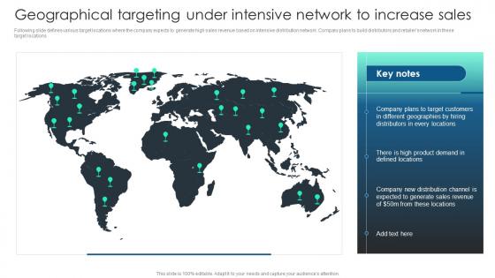 Marketing Channels To Boost Geographical Targeting Under Intensive Network To Increase Sales
