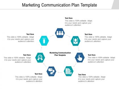 Marketing communication plan template ppt powerpoint presentation layouts graphics cpb