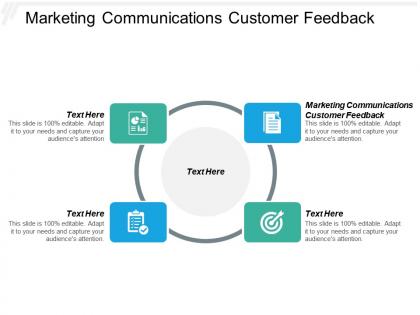 Marketing communications customer feedback ppt powerpoint presentation file cpb