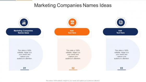 Marketing Companies Names Ideas In Powerpoint And Google Slides Cpb