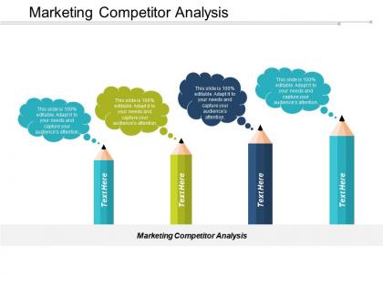 Marketing competitor analysis ppt powerpoint presentation pictures sample cpb