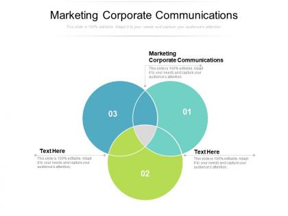Marketing corporate communications ppt powerpoint presentation infographics templates cpb