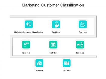 Marketing customer classification ppt powerpoint presentation infographics graphics template cpb