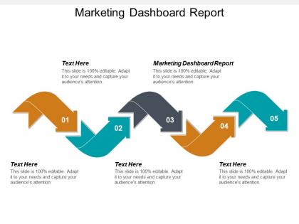Marketing dashboard report ppt powerpoint presentation gallery designs cpb
