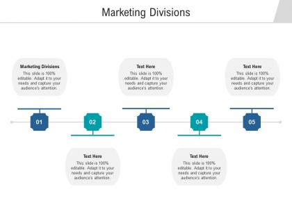 Marketing divisions ppt powerpoint presentation professional graphics example cpb