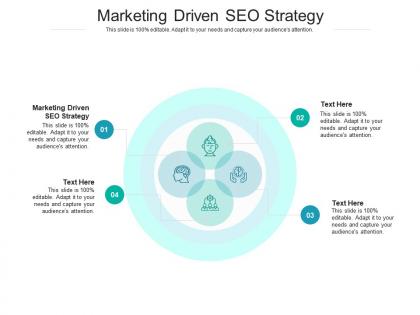 Marketing driven seo strategy ppt powerpoint presentation layouts good cpb