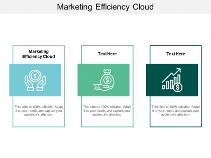 Marketing efficiency cloud ppt powerpoint presentation styles rules cpb