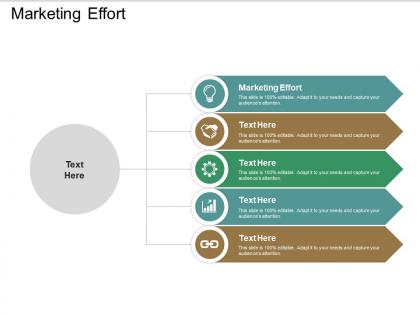 Marketing effort ppt powerpoint presentation diagrams cpb