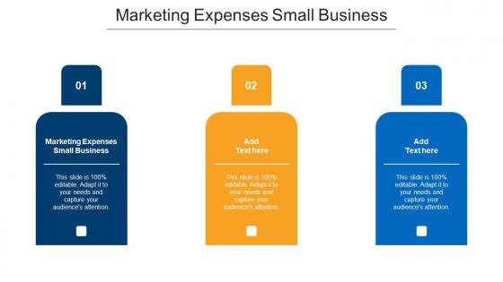 Marketing Expenses Small Business Ppt Powerpoint Presentation Layouts Cpb