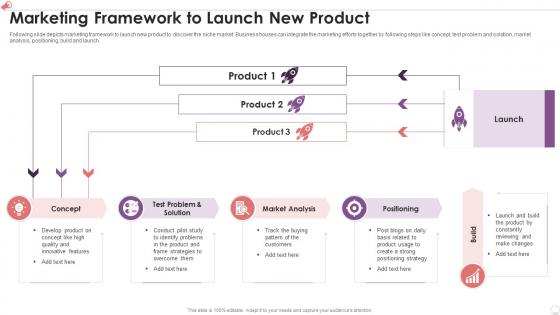 Marketing Framework To Launch New Product