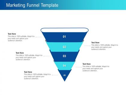 Marketing funnel template l2262 ppt powerpoint presentation icon layout ideas