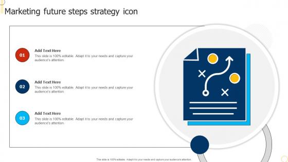 Marketing Future Steps Strategy Icon