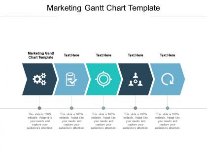 Marketing gantt chart template ppt powerpoint presentation show background cpb