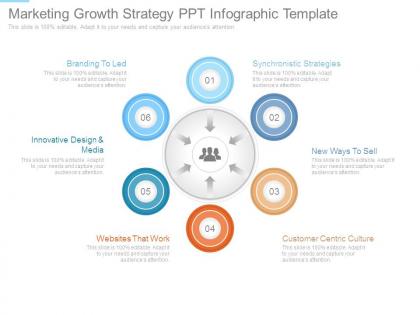 Marketing growth strategy ppt infographic template