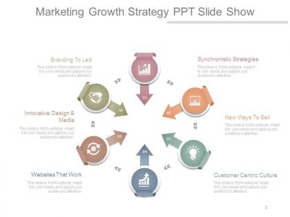 Marketing growth strategy ppt slide show