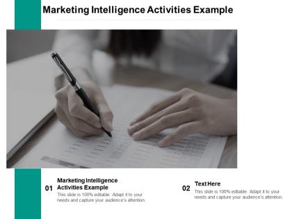 Marketing intelligence activities example ppt powerpoint presentation portfolio cpb