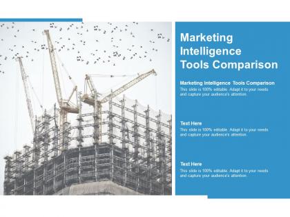 Marketing intelligence tools comparison ppt powerpoint presentation slides graphic tips cpb