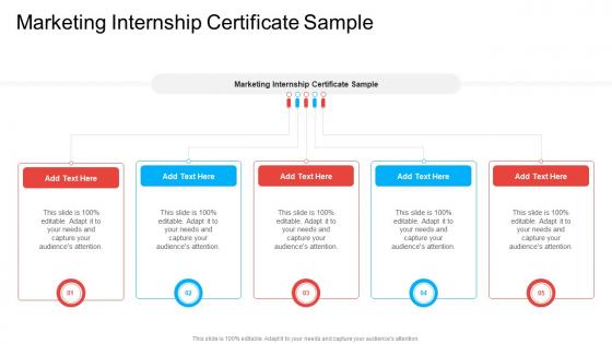 Marketing Internship Certificate Sample In Powerpoint And Google Slides Cpb
