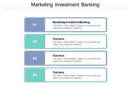 Marketing investment banking ppt powerpoint presentation file demonstration cpb