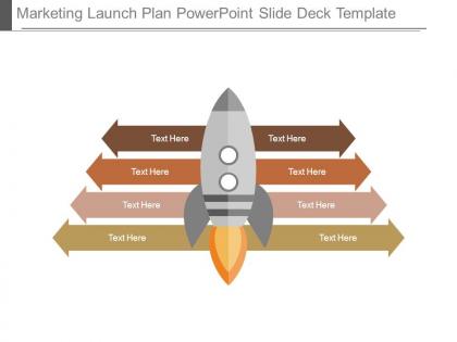 Marketing launch plan powerpoint slide deck template