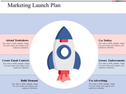 Marketing launch plan ppt show background designs