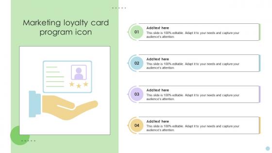 Marketing Loyalty Card Program Icon