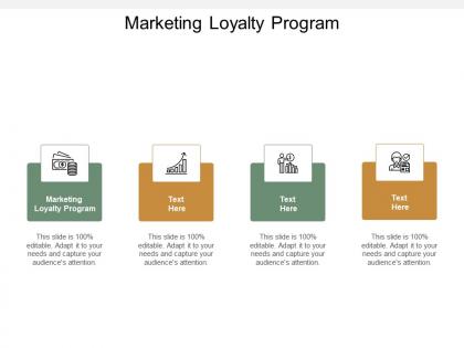 Marketing loyalty program ppt powerpoint presentation outline shapes cpb