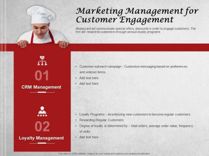 Marketing management for customer engagement ppt presentation tips