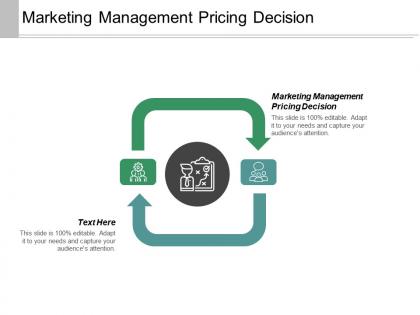 Marketing management pricing decision ppt powerpoint presentation inspiration elements cpb