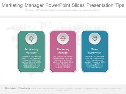 Marketing manager powerpoint slides presentation tips