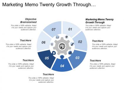 Marketing memo twenty growth through objective brainstormed increase profit sales